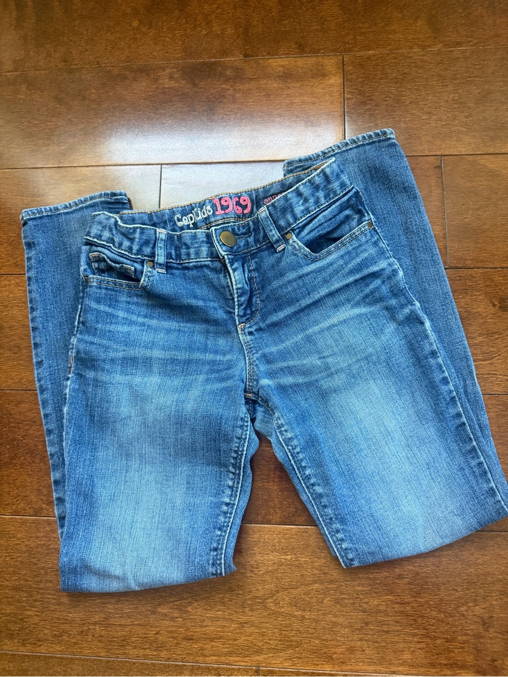 GAP Kids Girls' Blue Denim Super Skinny Jeans  Size 8